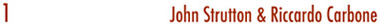 John Strutton & Riccardo Carbone